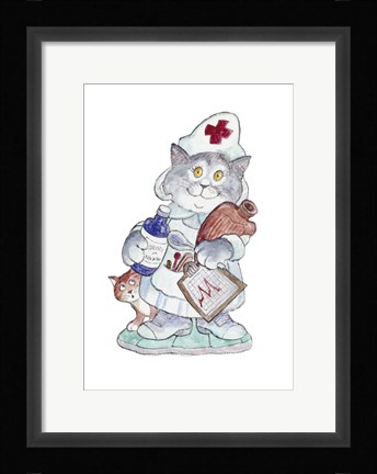 Framed Nurse Print