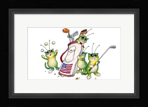 Framed Martian Pga Print