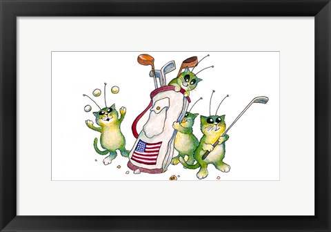 Framed Martian Pga Print