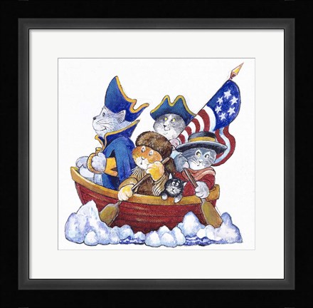 Framed Potomac Cats Print