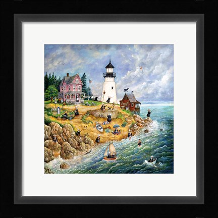 Framed Nun's Light Print