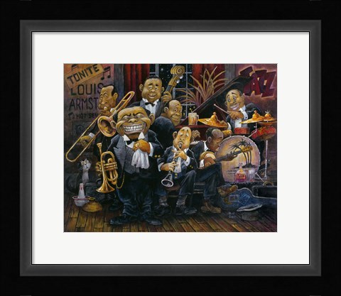 Framed Satchmo Print