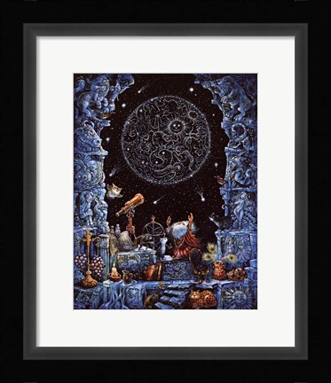 Framed Astrologer Print