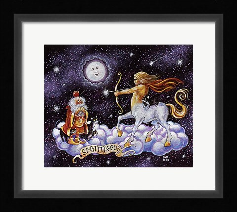 Framed Sagittarius Print