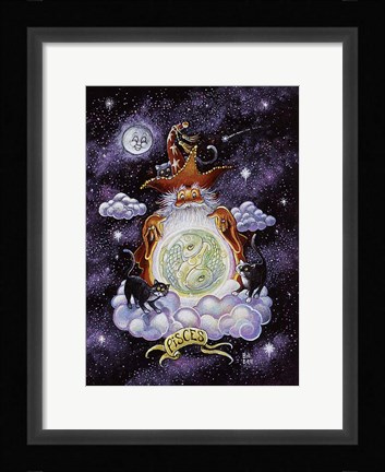 Framed Pisces, Print