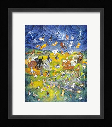 Framed It's Raining It's Pouring Print