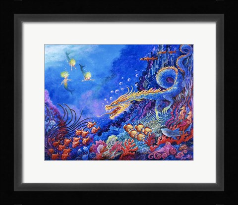 Framed Sea Dragon Print
