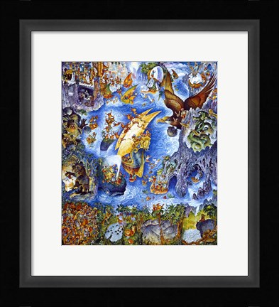 Framed Story Of Sinbad Print