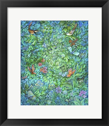 Framed Green Man Print