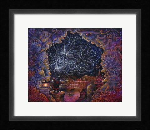 Framed Dragon Chinois Print
