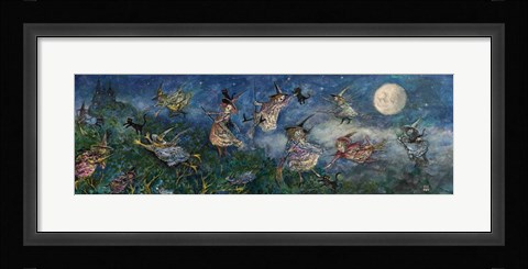 Framed Cat Catchers Print