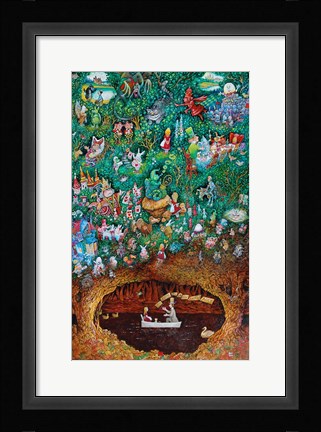 Framed There Once Was A Girl Named Alice Print