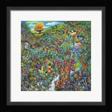 Framed Garden of Eden Print
