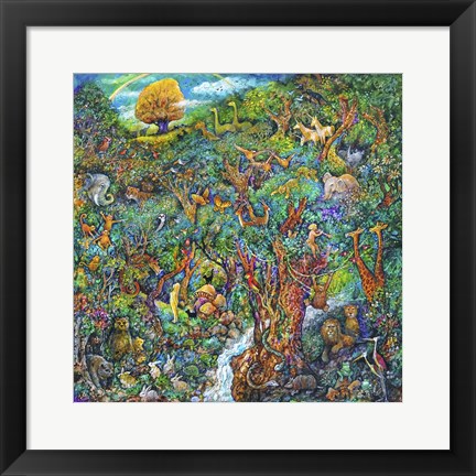 Framed Garden of Eden Print