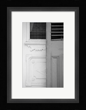 Framed French Quarter Architecture I Print