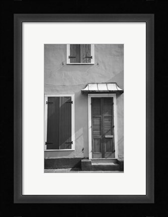 Framed French Quarter Architecture III Print