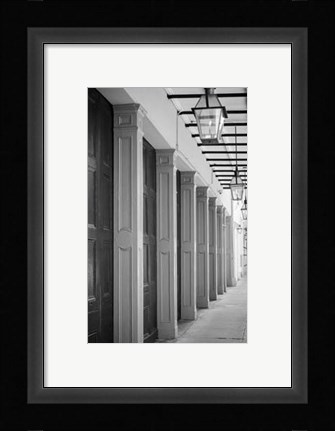 Framed French Quarter Architecture VI Print