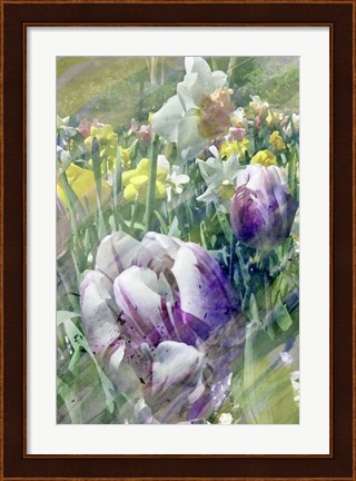 Framed Spring at Giverny I Print