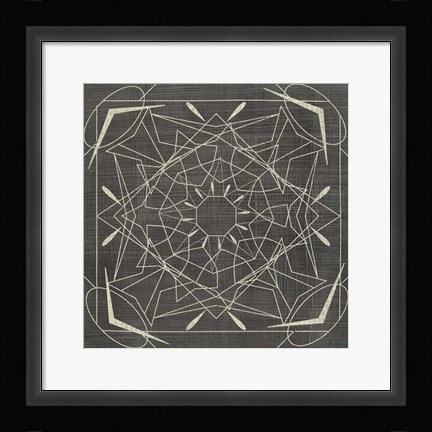 Framed Geometric Tile VII Print