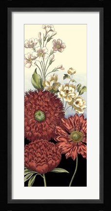 Framed Onyx Bouquet II Print