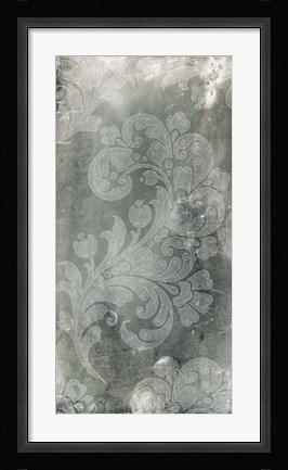 Framed Silver Lace II Print
