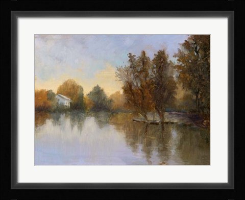 Framed Lake of Peaceful Dreams Print