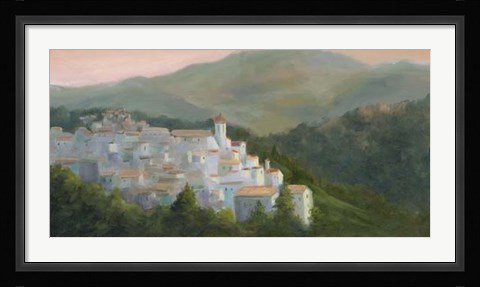 Framed Spanish Village Print