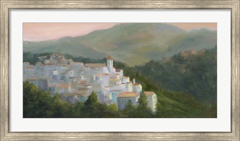 Framed Spanish Village Print
