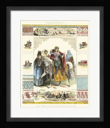 Framed Equestrian Display III Print