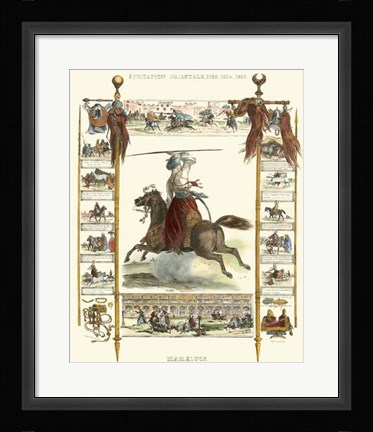 Framed Equestrian Display IV Print