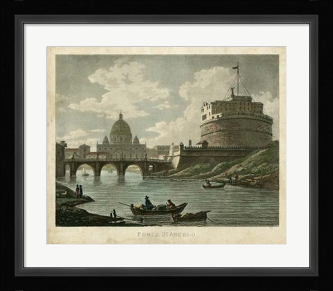 Framed Ponte St. Angelo Print