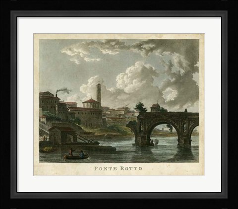 Framed Ponte Rotto Print