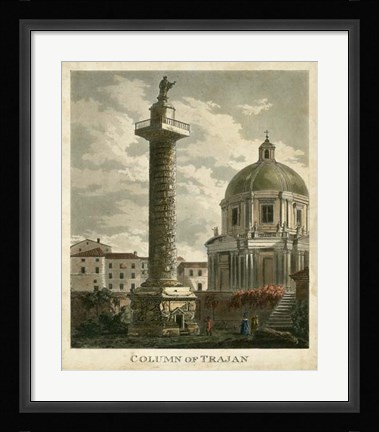 Framed Column of Trajan Print