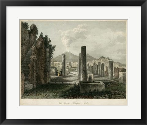 Framed Forum- Pompeii, Italy Print