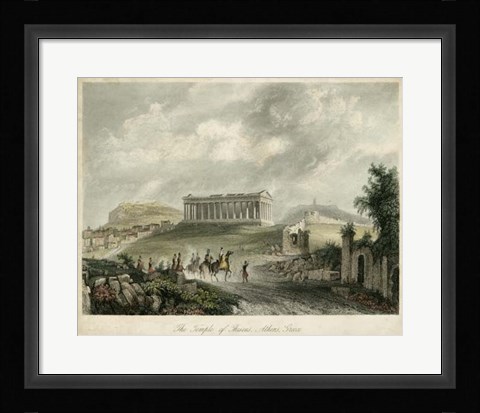 Framed Temple of Theseus- Athens, Greece Print