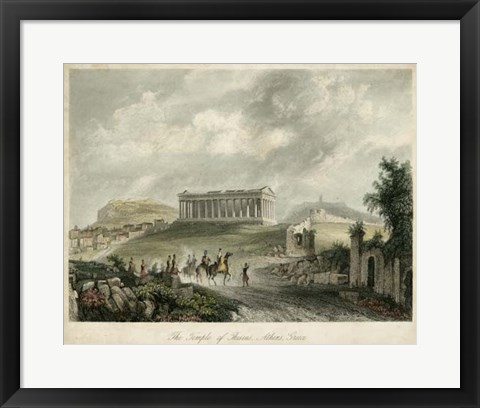 Framed Temple of Theseus- Athens, Greece Print