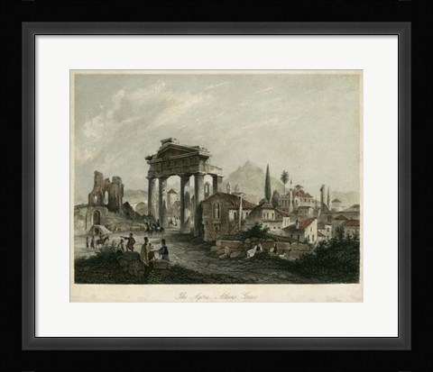 Framed Agora- Athens, Greece Print