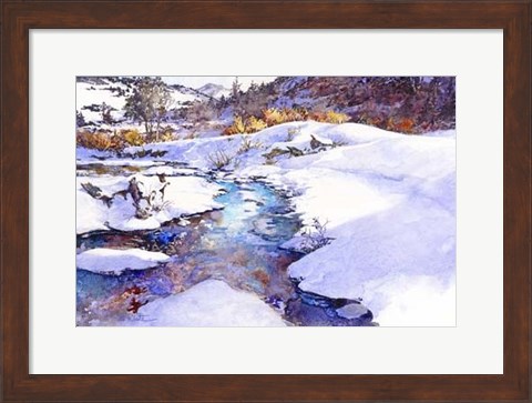 Framed Deer Creek Bend - Colorado Print