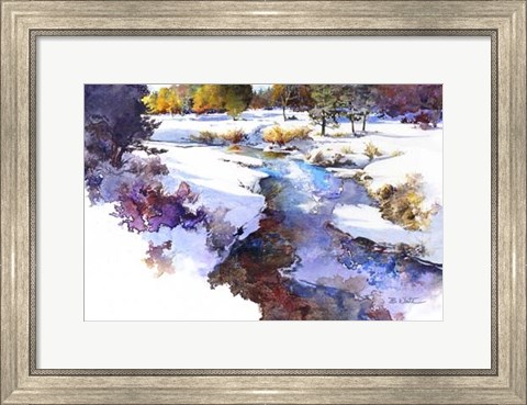 Framed Snake River Meadow - Keystone, Co. Print
