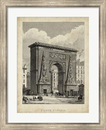 Framed Porte St. Denis Print