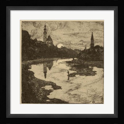 Framed View of Salzburg II Print