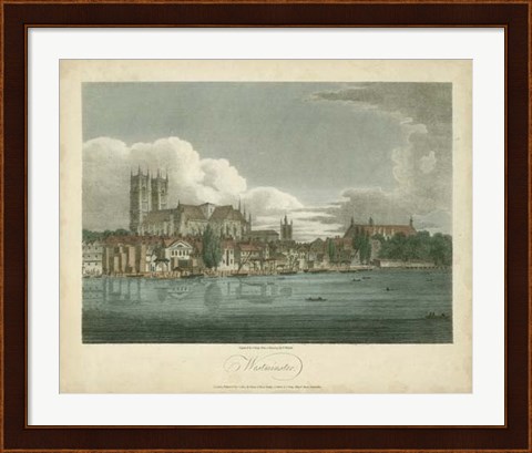 Framed View of Westminster Print