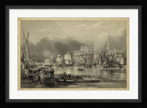 Framed Newcastle Upon Tyne Print