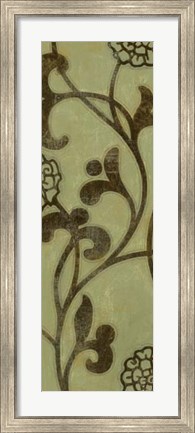 Framed Flowering Vine I Print