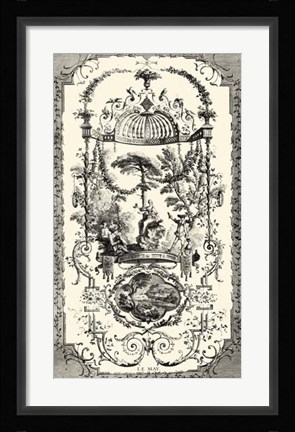 Framed Historic Romance I Print