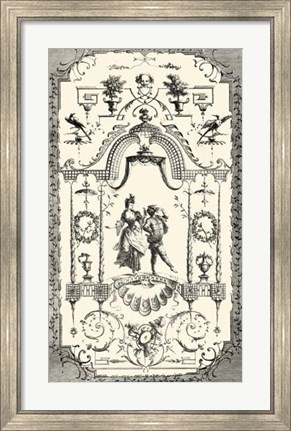 Framed Historic Romance II Print
