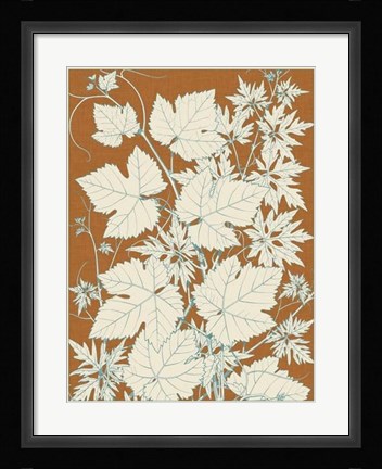 Framed Leaves from Nature III Print