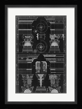 Framed Graphic Architecture V Print