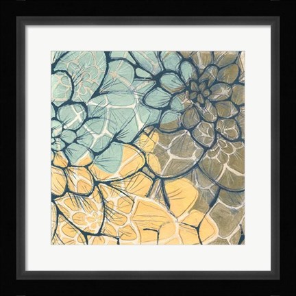 Framed Dahlia Dance I Print