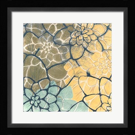 Framed Dahlia Dance II Print